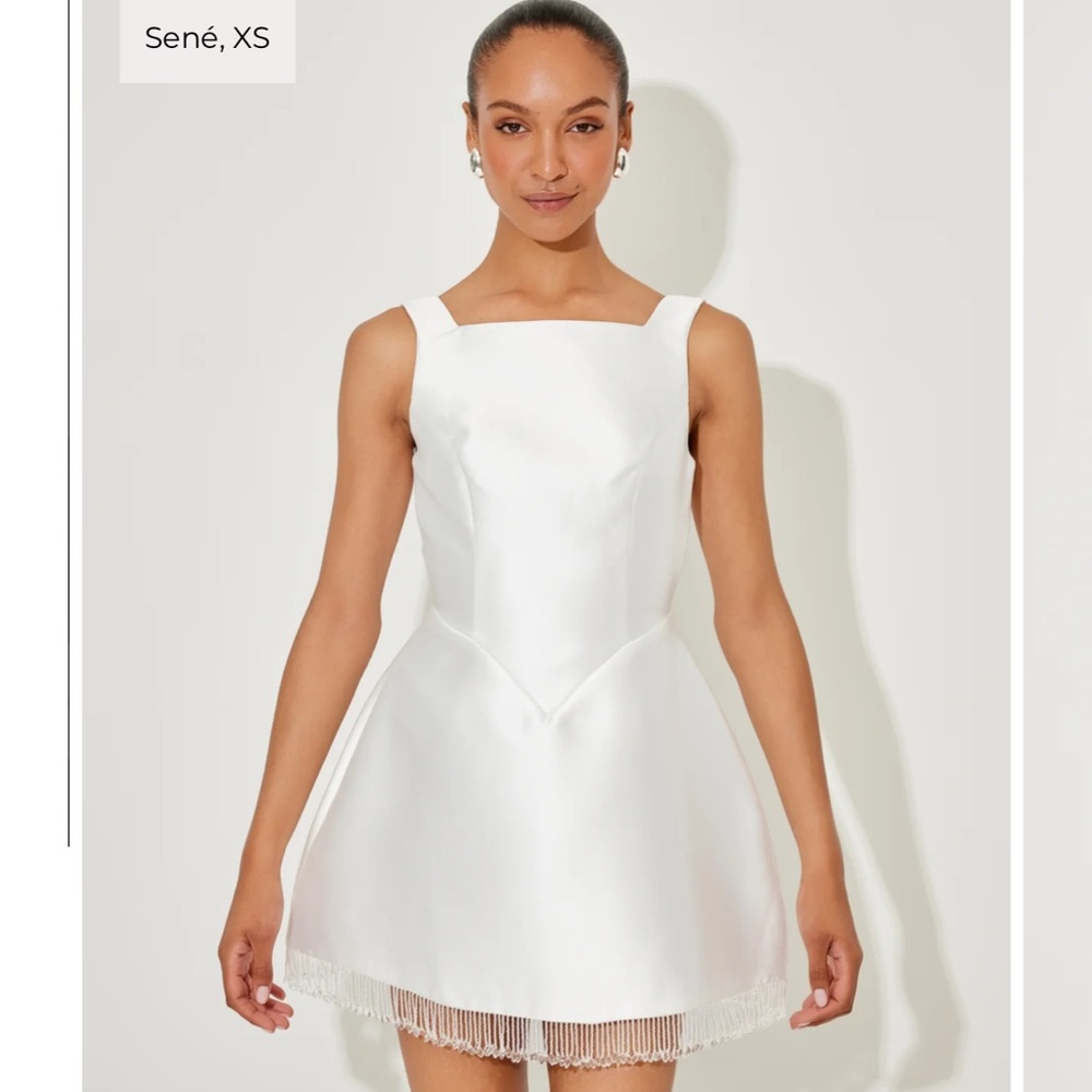 Odd Muse The Ultimate Muse Embellished Trim Mini Dress XS Tall